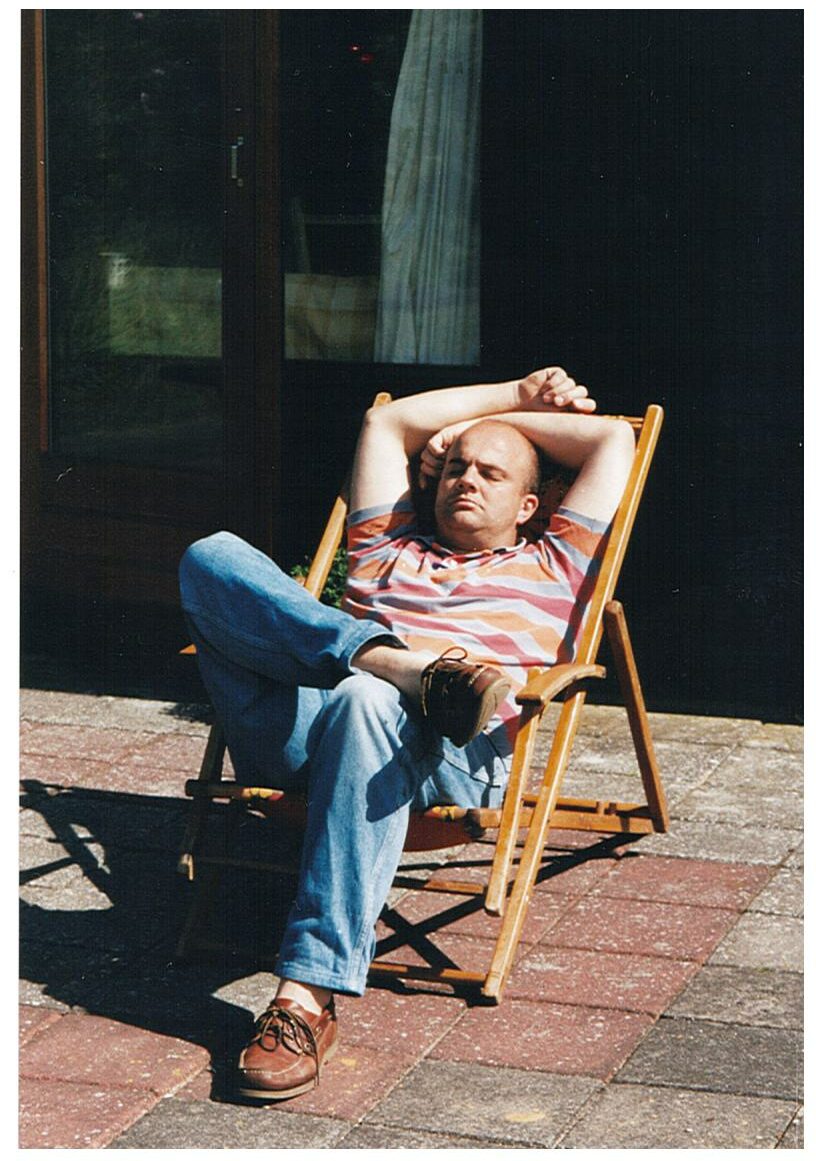 Foto Ton - 1e jaar als ondernemer, Egmond aan zee Sept 2000 The first year as an entrepreneur was tough. Vacation in Egmond in the summer of 2000