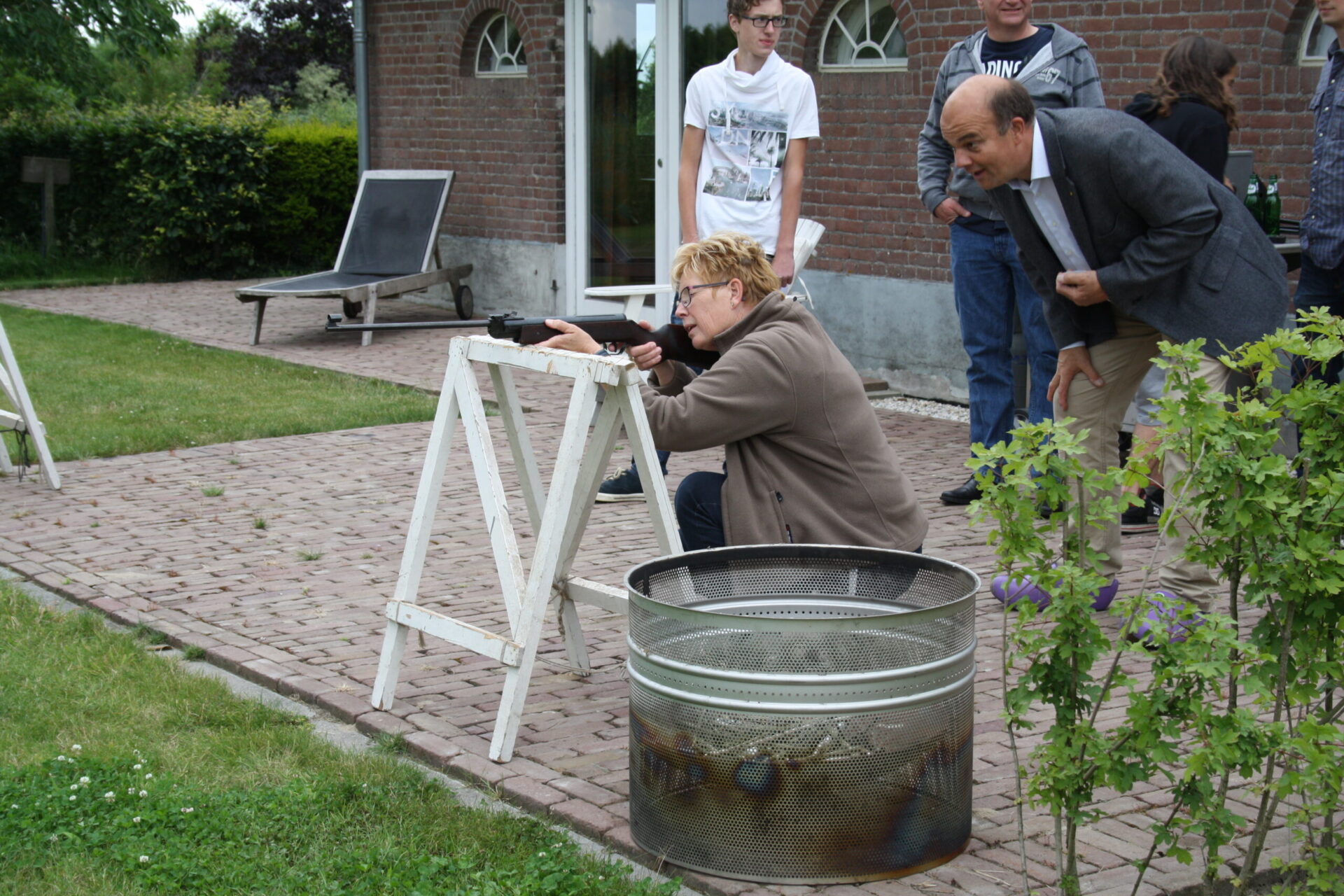 Gerri - personeelsuitje luchtbuks schieten